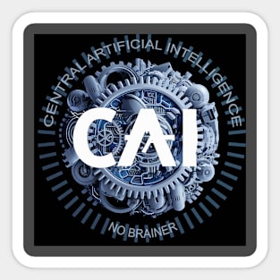 Central Artificial Intelligence Sticker